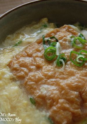 けいらんきつねうどん-レシピのメイン写真