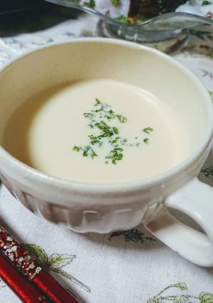 冷製コーンスープ(トウモロコシから料理)-レシピのメイン写真
