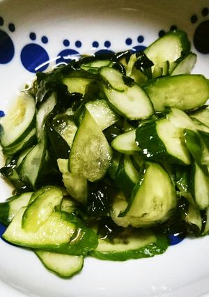 きゆうりとわかめの酢の物-レシピのメイン写真