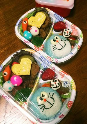 幼児❤遠足❤お弁当❤ドラえもん～恐竜～-レシピのメイン写真
