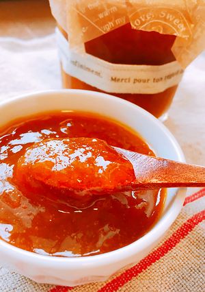 完熟梅で作る☆琥珀色の梅ジャム-レシピのメイン写真