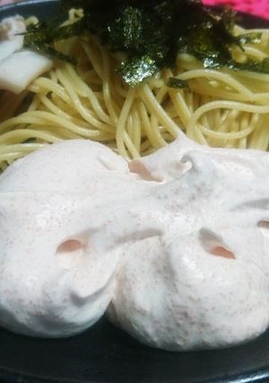 明太クリームパスタ-レシピのメイン写真