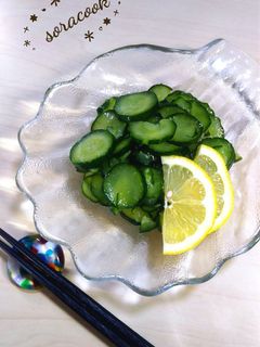 夏はレモンで★さっぱりきゅうりの中華和え-レシピのメイン写真
