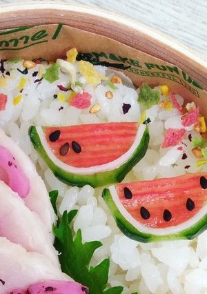お弁当に♪ミニミニすいか-レシピのメイン写真