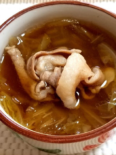 白菜と豚バラ肉のスープ-レシピのメイン写真