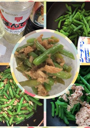 インゲン豆とツナの甘辛煮-レシピのメイン写真