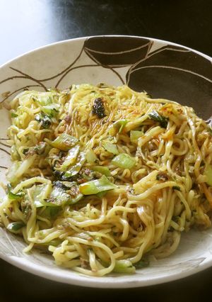 余った餃子の具で作る簡単美味中華焼きそば-レシピのメイン写真