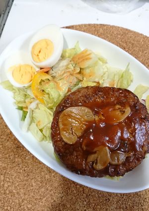 簡単♪手抜きのロコモコ風ベジボウル-レシピのメイン写真