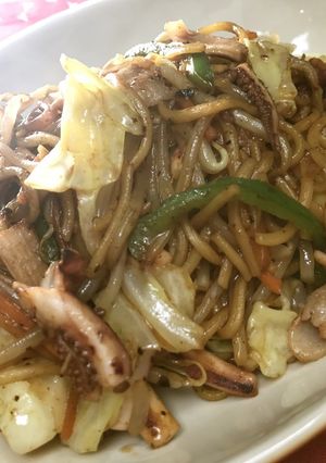 美人レシピ・回鍋肉焼きそば-レシピのメイン写真
