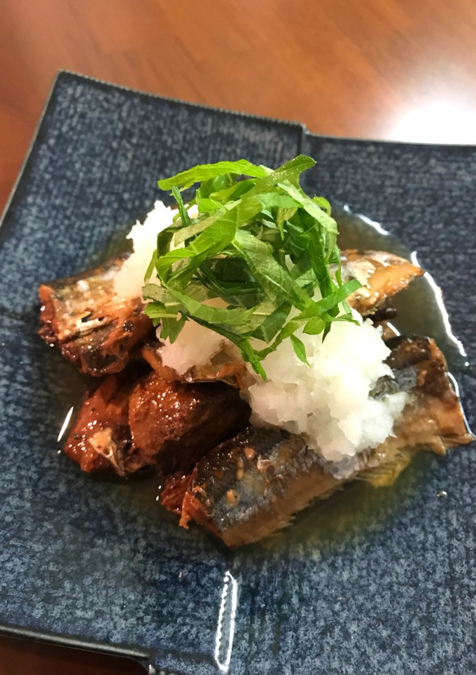 さんまの蒲焼缶☆おろしポン酢-レシピのメイン写真