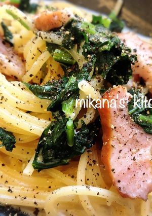 牛乳でほうれん草のクリームパスタ♪♪-レシピのメイン写真