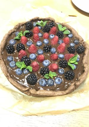 砂糖なしまったり濃厚チョコタルト-レシピのメイン写真