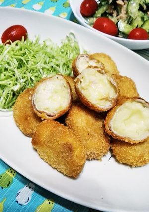 マッシュポテトの肉巻きコロッケ-レシピのメイン写真