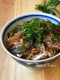 鯵の漬け丼-レシピのメイン写真