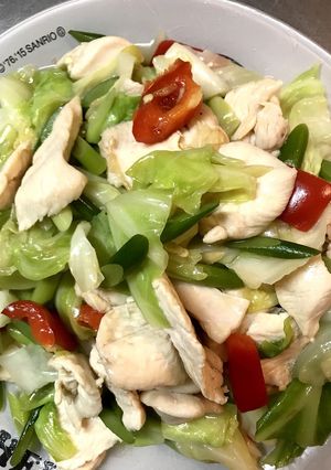塩鶏と野菜の炒め物-レシピのメイン写真