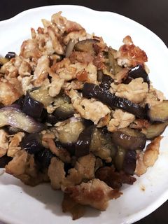 ナスと豚肉の甘酢炒め-レシピのメイン写真