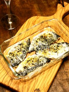 鯵のガーリックハーブ焼き-レシピのメイン写真