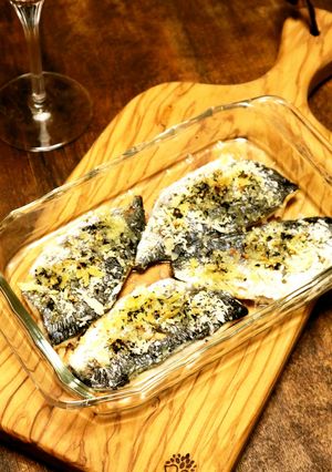鯵のガーリックハーブ焼き-レシピのメイン写真