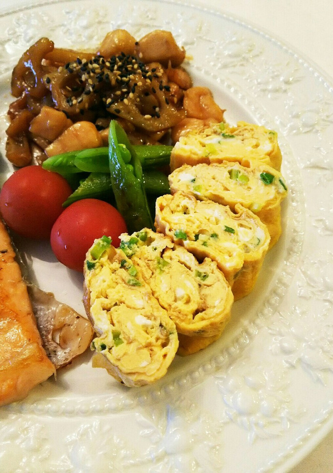 お弁当用 小ネギ入りだし巻き玉子-レシピのメイン写真