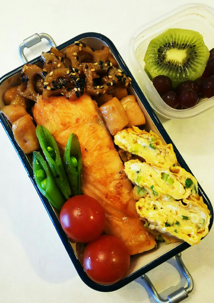 お弁当(6/13) 甘鮭の塩焼き弁当-レシピのメイン写真