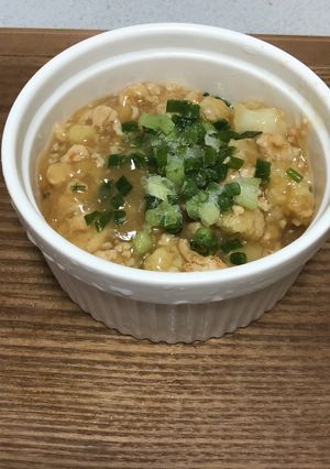 カリフラワーの鶏挽肉あんかけ煮-レシピのメイン写真