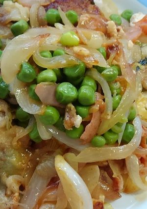 豆腐豚肉巻きとスナックエンドウ豆炒め-レシピのメイン写真