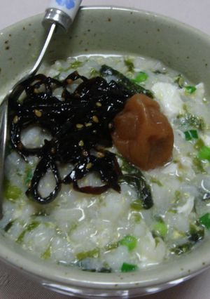 手抜きごはん☆韓国海苔粥-レシピのメイン写真