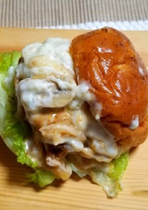グラタンハンバーグバーガー-レシピのメイン写真