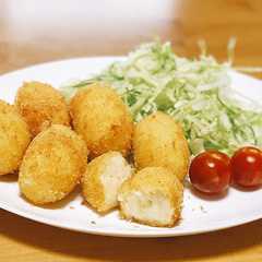 洋食屋さんのようなカニクリームコロッケ-レシピのメイン写真