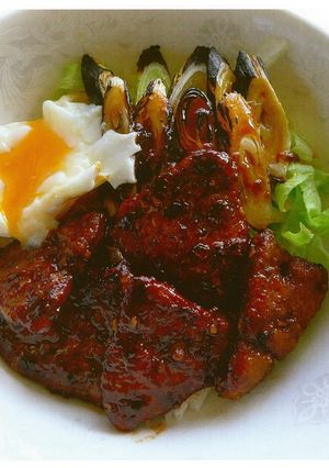 ねぎと牛レバー丼（豚レバー丼）-レシピのメイン写真