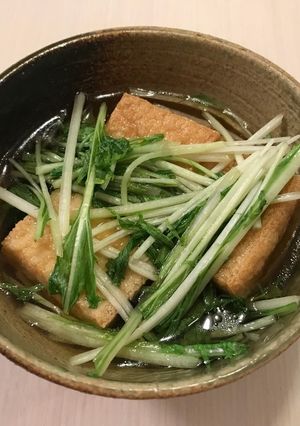 もう1品!2分半あればできる厚揚げ煮-レシピのメイン写真