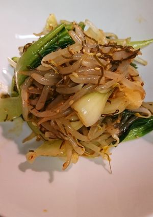 もやしとチンゲン菜のキムチ和え-レシピのメイン写真