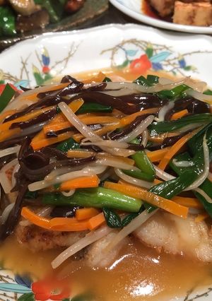 鱈の中華風野菜あんかけ-レシピのメイン写真