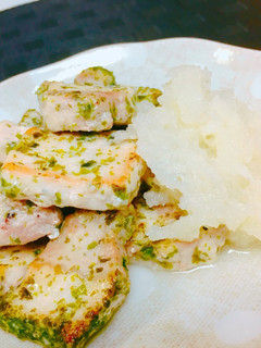 豚肉の青のり風味✤和風ぅな大根おろしで-レシピのメイン写真