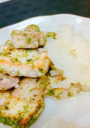 豚肉の青のり風味✤和風ぅな大根おろしで-レシピのメイン写真