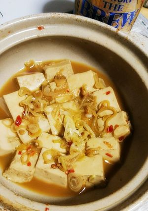煮込み豆腐★一人鍋で呑みながら作る！笑-レシピのメイン写真