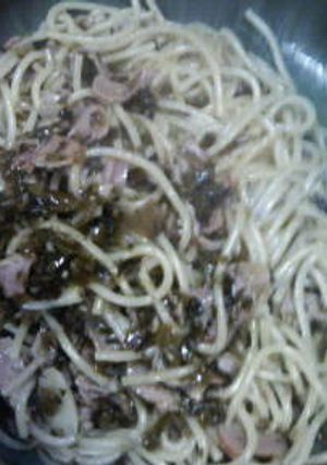 高菜の油いためでパスタd(*ゝ∀･*)ｂ-レシピのメイン写真