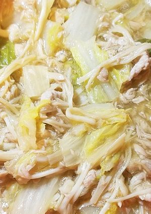 白菜とエノキののうま煮-レシピのメイン写真
