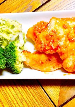 柔らかむね肉チリソース-レシピのメイン写真