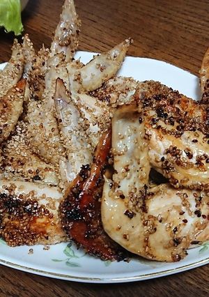 芳ばしい✨鳥手羽先の胡麻揚げ-レシピのメイン写真