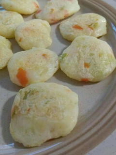 離乳食 後期完了期 いろいろ野菜のおやき-レシピのメイン写真