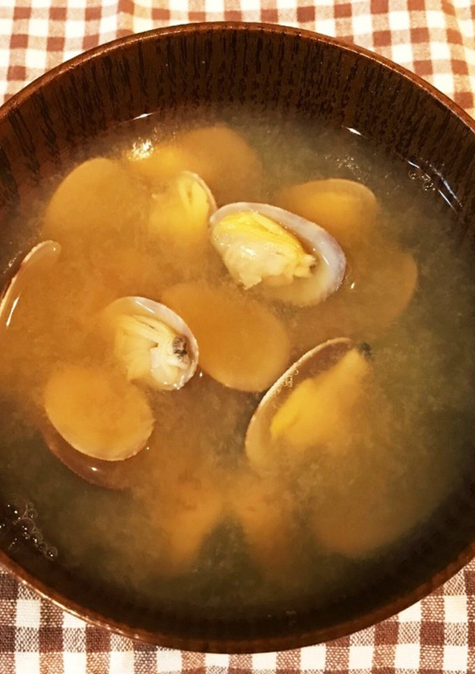 簡単あさりの味噌汁-レシピのメイン写真
