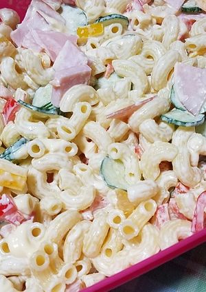 彩りあざやか！マカロニサラダ-レシピのメイン写真