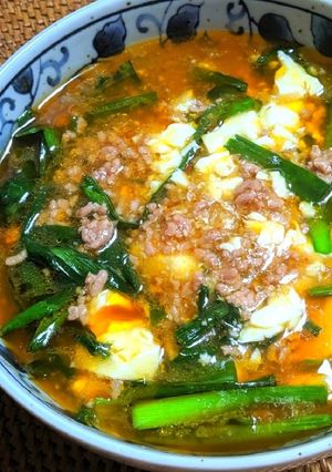 麻婆ニラ豆富-レシピのメイン写真