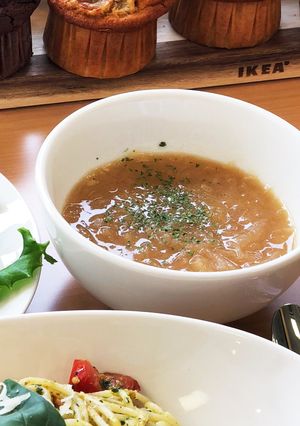 タップリ新玉ねぎのオニオンスープ-レシピのメイン写真