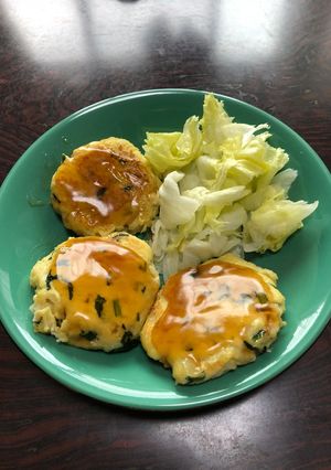 ヘルシー肉無し豆腐100パーハンバーグ-レシピのメイン写真