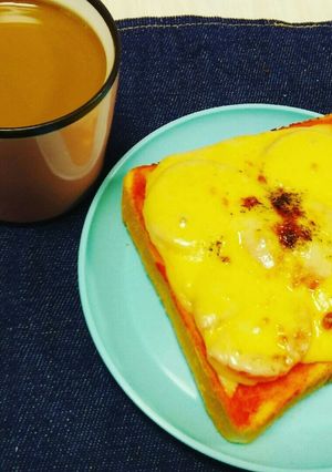 チーズとトマトのトースト-レシピのメイン写真
