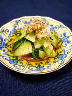 レンジで簡単料亭風!ズッキーニのおひたし-レシピのメイン写真