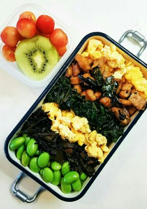 お弁当(6/14) 彩り弁当-レシピのメイン写真