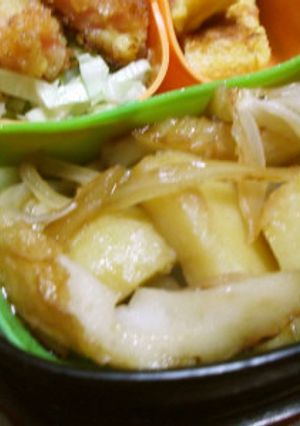ジャガイモとちくわの炒め物-レシピのメイン写真